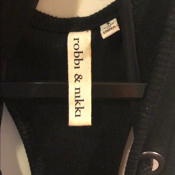 Robbi & Nikki black jeweled tank top - Picture 7 of 12